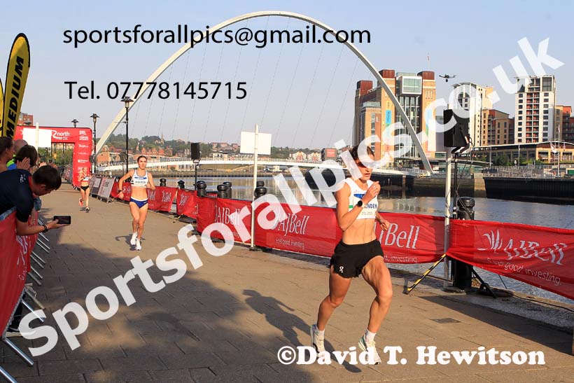 The 2023 UK Athletics Womens 5k Road Race Champs., Newcastle Quayside.  Photo: David T. Hewitson/Sports for All Pics